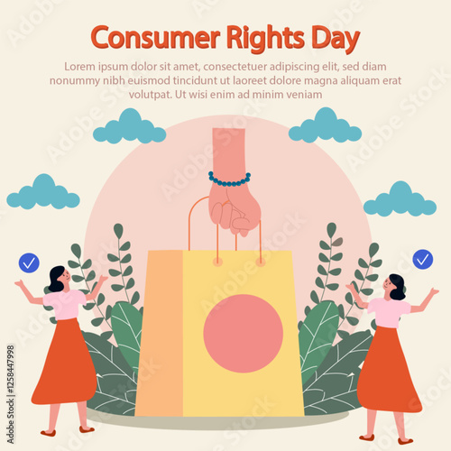 consumer rights day social media template