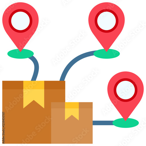 Shipping Route icon