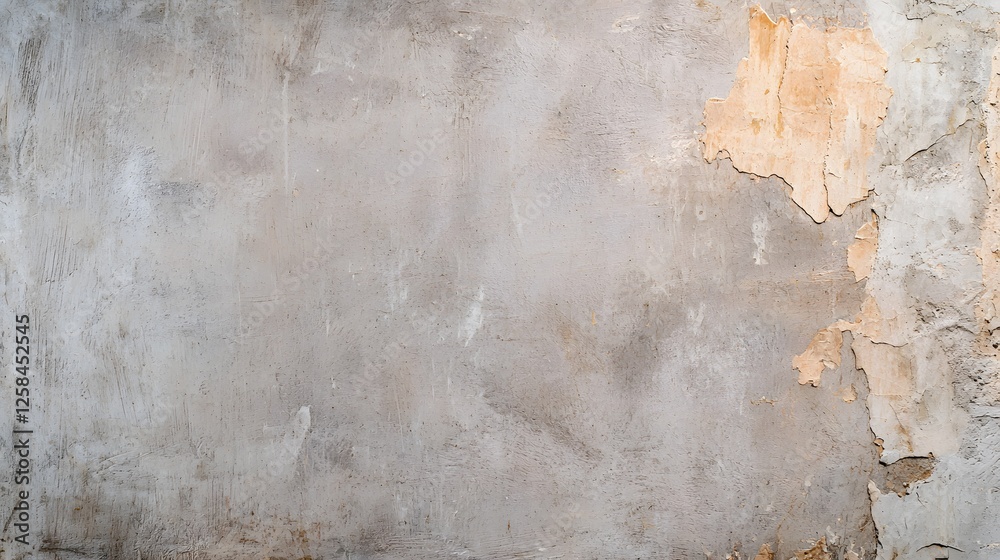 Fototapeta premium Textured Wall with Peeling Paint and Rough Concrete Background