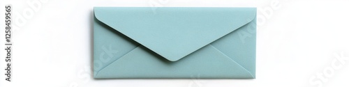 A blue envelope on a white background, ideal for use in email or snail mail scenes