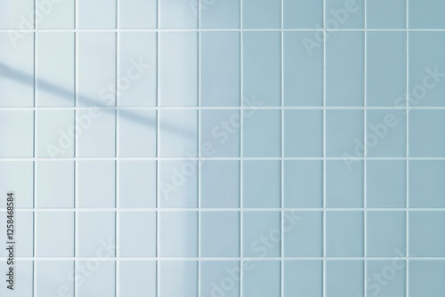 Light Blue Vertical Tiled Wall Texture photo
