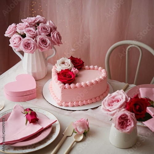 Enjoy a romantic Valentine's Day Cake