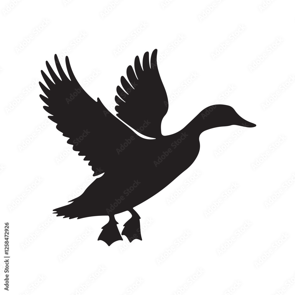 Obraz premium duck silhouettes