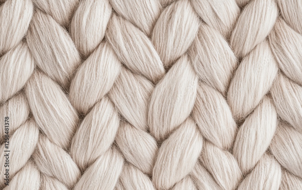 A seamless alpaca wool background in soft taupe with naturally brushed fibers and airy texture