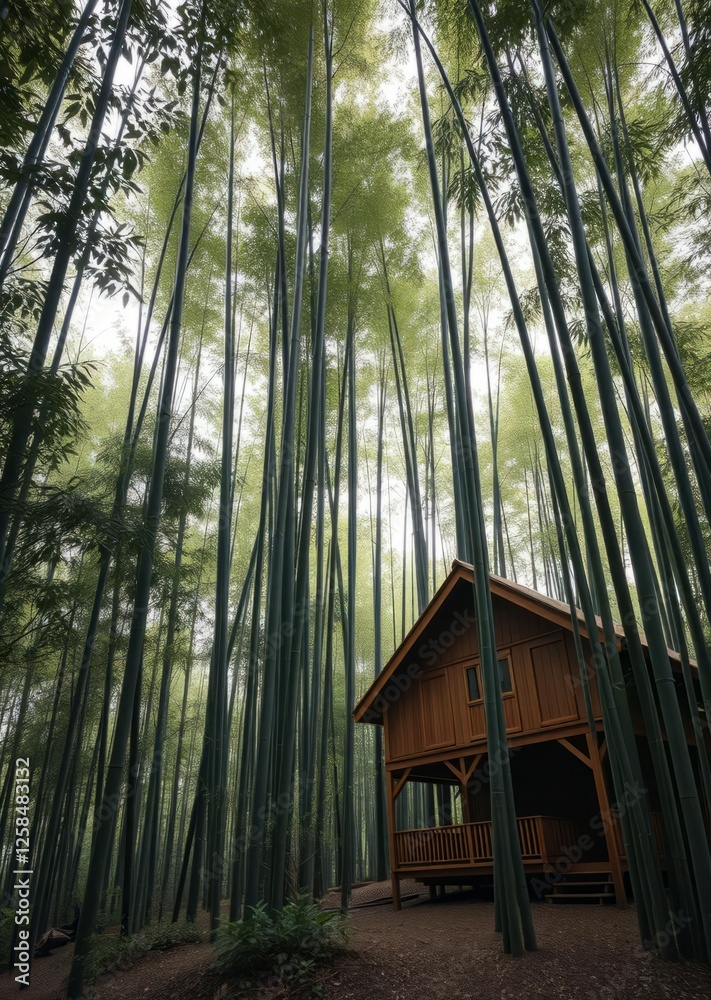 Lovely tall bamboo tree in the forest bamboo house background beautiful bamboo asian seaport baltic sea antebellum