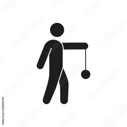 Pendulum Movement Physics Concept Icon