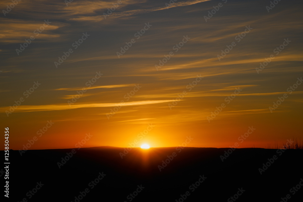 Big Open Sunrise over Horizon Big Open Sunrise over Horizon