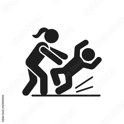 Bullying Aggression Conflict Icon