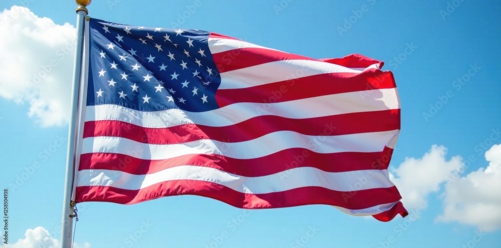 Vertical American flag waving in wind , flag, American flag, waving Vertical American flag waving in wind , flag, American flag, waving