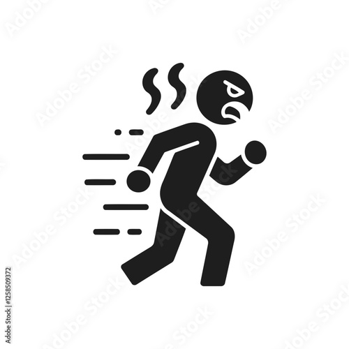 Tired Running Person Escape Icon