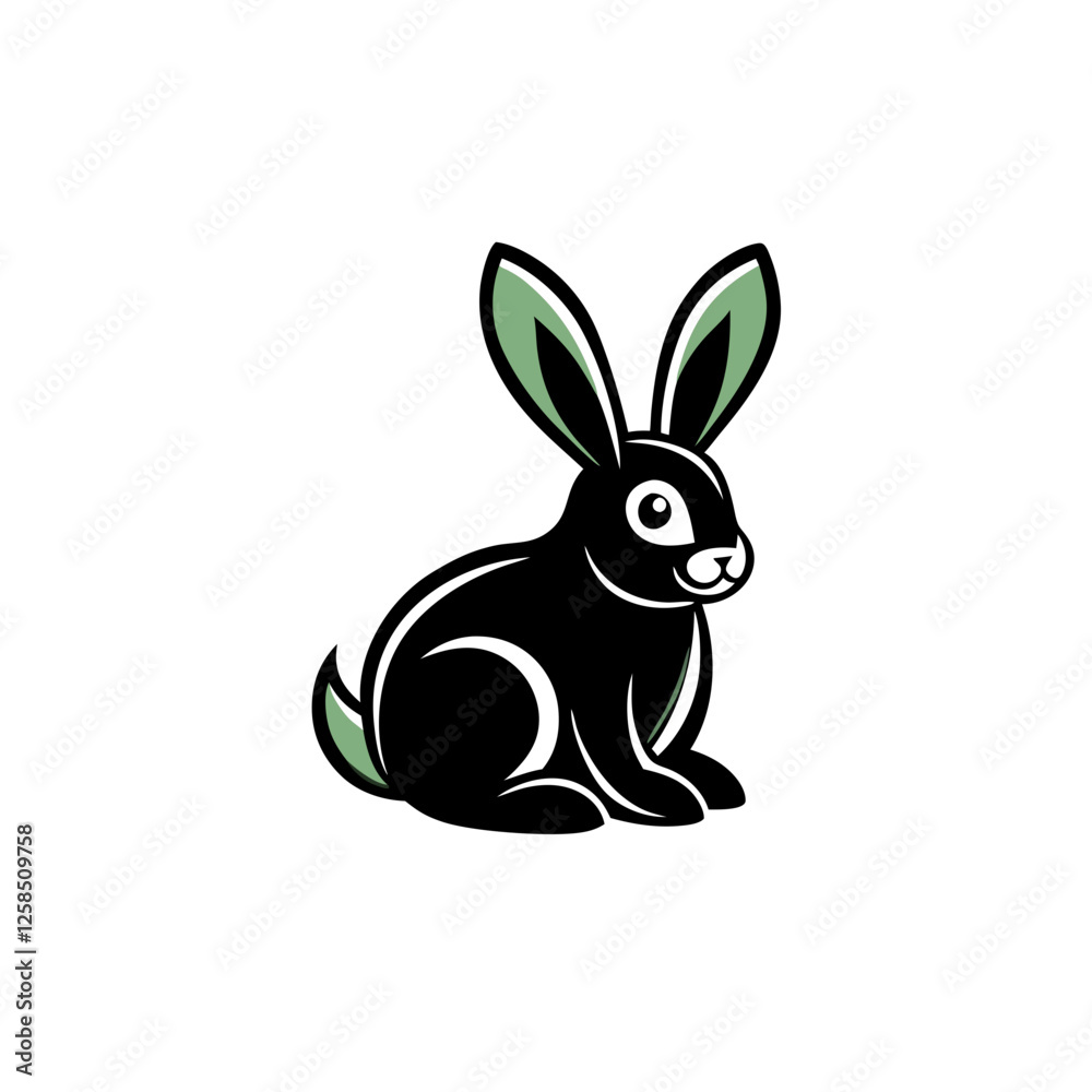 vector illustration of a rabbit vector illustration of a rabbit