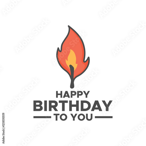 Happy Birthday To You Calligraphy lettering card. calligraphy isolated on white background
Happy Birthday typography design vector. Beautiful greeting card scratched calligraphy black text word. 