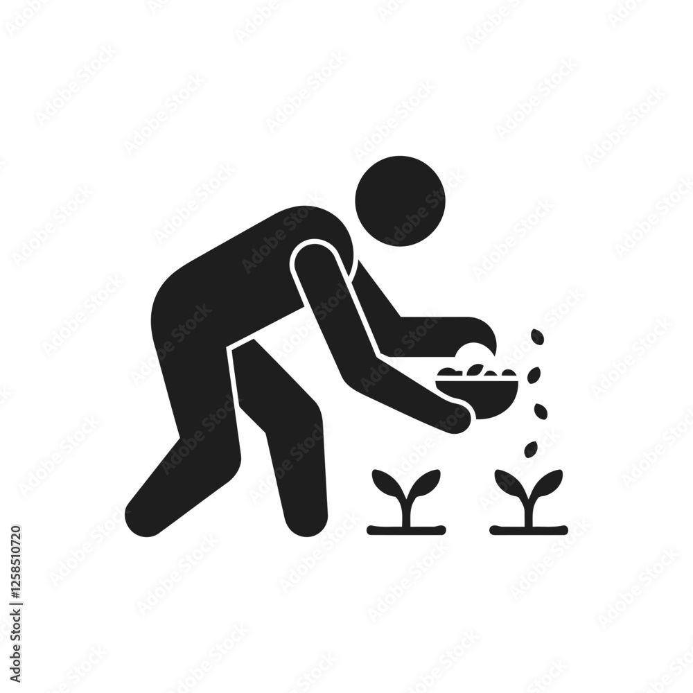 Plant Seeding Growth Nature Icon Plant Seeding Growth Nature Icon
