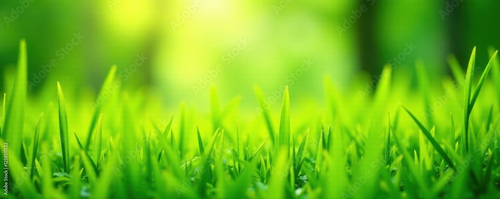 Vibrant green grass sways gently in spring breeze, gentle, spring, green Vibrant green grass sways gently in spring breeze, gentle, spring, green