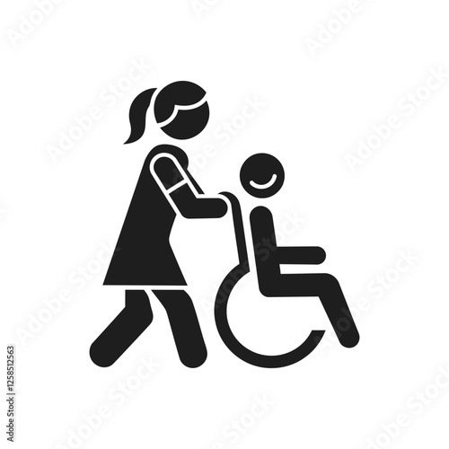 Disability Care Service Support Icon