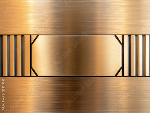  brushed nickel with horizontal lines