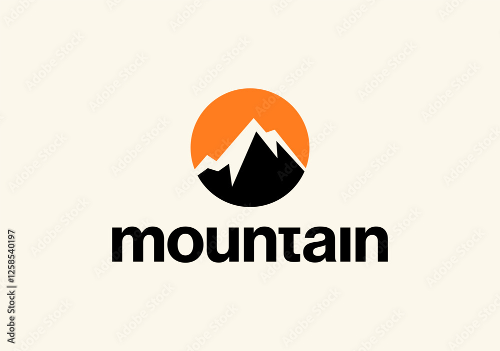 minimalist mountai logo design template vector aditable minimalist mountai logo design template vector aditable