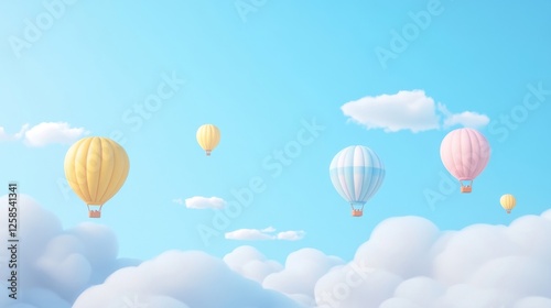 Wallpaper Mural hot air balloon Torontodigital.ca