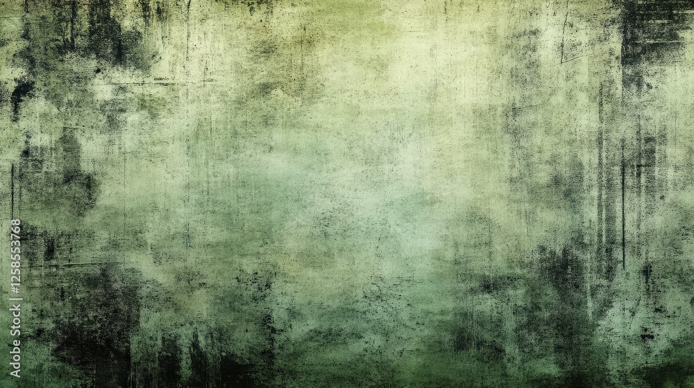 Obraz premium Grunge Green Textured Background with Distressed Effect.