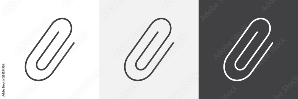 Attachment clip icons graphics pack vectors. Attachment clip icons graphics pack vectors.