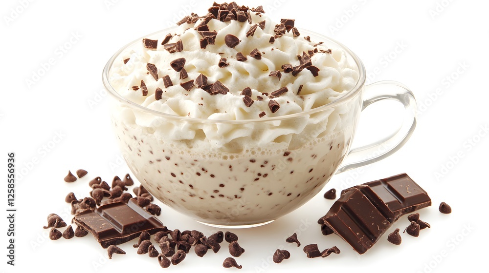A Cup of Hot Chocolate with Whipped Cream and Chocolate Shavings A Cup of Hot Chocolate with Whipped Cream and Chocolate Shavings