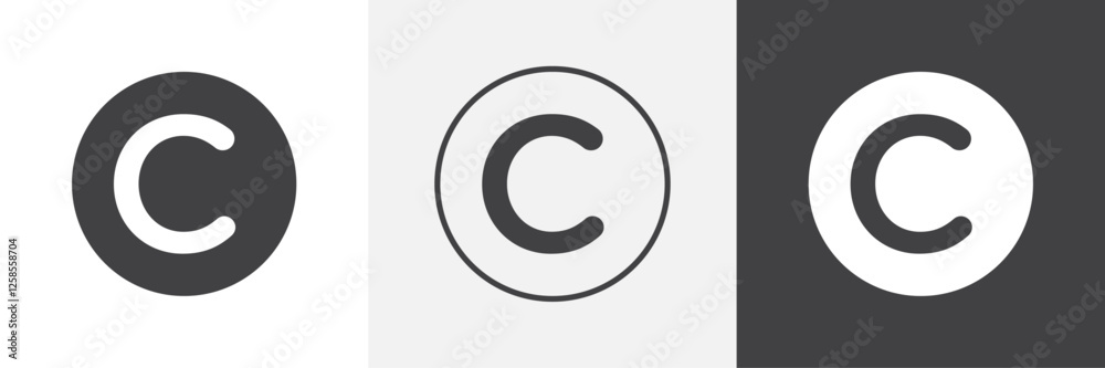 Copyright icons graphics pack vectors. Copyright icons graphics pack vectors.
