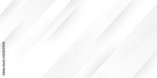 Elegant abstract background with grey lines with shadow. modern abstract gray line light dynamic shape composition background. Gray and white geometric background with copy space. , Modern design.	
