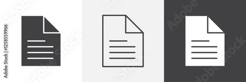 Document icons graphics pack vectors.