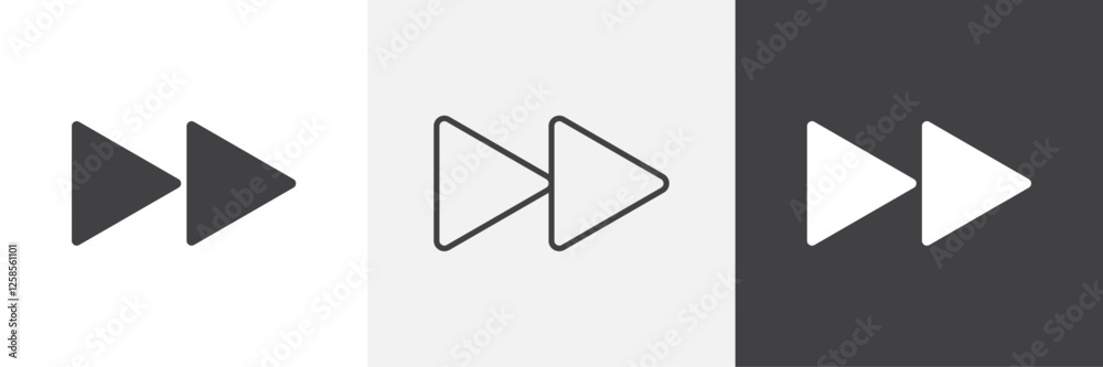 Forward icons graphics pack vectors. Forward icons graphics pack vectors.