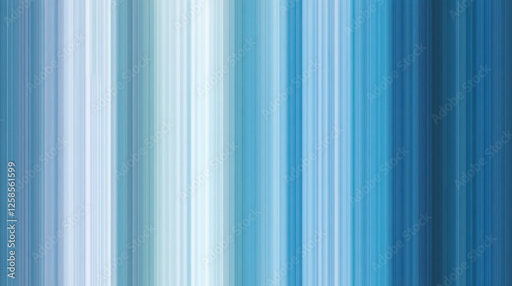 Fototapeta premium Serene gradient of striated blues, tranquil ocean-inspired artwork