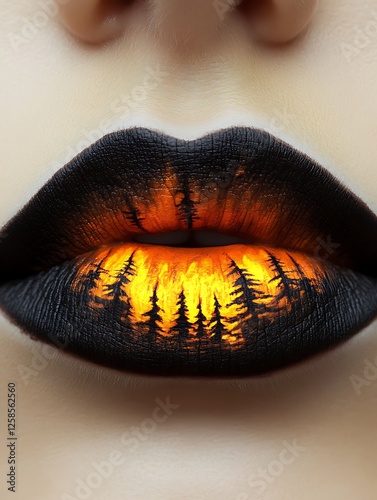 Scorched Lips in the Wake of Wildfire