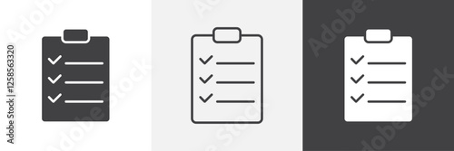 List icons graphics pack vectors.
