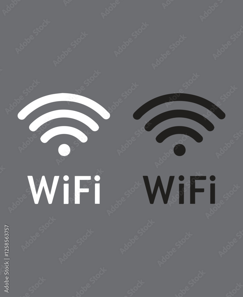 wifi signal full interface user program vector icon wifi signal full interface user program vector icon