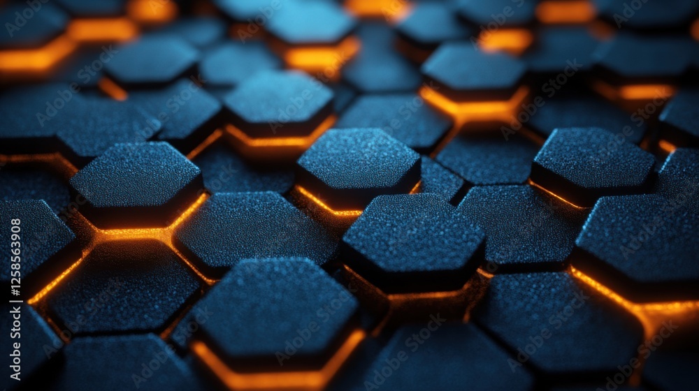 Elegant Blue background with hexagons and dashes for design. Banner template with white center text area. Ideal for modern designs. Elegant Blue background with hexagons and dashes for design. Banner template with white center text area. Ideal for modern designs.
