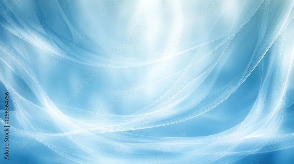 An abstract background featuring soft, flowing waves of light blue and white, creating a serene and calming atmosphere suitable for various designs. An abstract background featuring soft, flowing waves of light blue and white, creating a serene and calming atmosphere suitable for various designs.