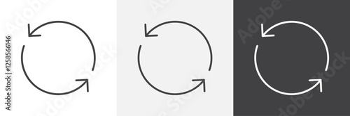 Recycle icons graphics pack vectors.