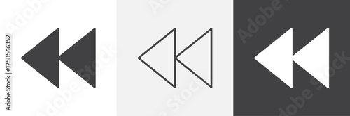 Free Download Rewind icons graphics pack vectors. - GFXLoad