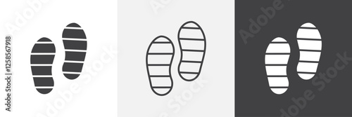 Soles icons graphics pack vectors.