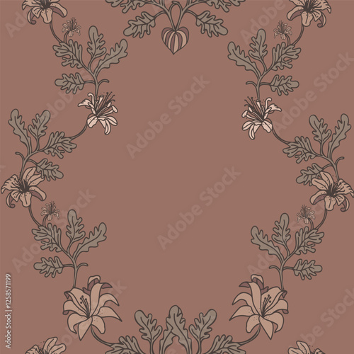 Pantone color of the year 2025,Mocha mouse, with a luxurious Swans in the lake, neutral hues can make a stunning statement on wallpaper.
