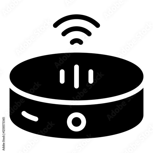 voice assistant glyph icon