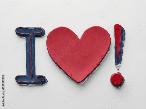 heart with letter 