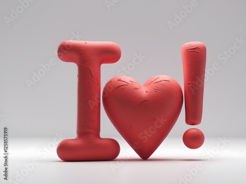 heart with letter 