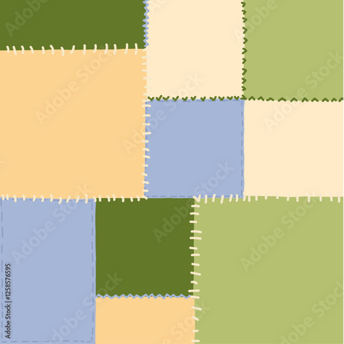 Diseño de fondo  de retazos de tela.