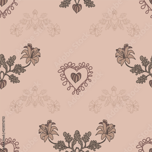 Pantone color of the year 2025,Mocha mouse, with a luxurious Swans in the lake, neutral hues can make a stunning statement on wallpaper.
