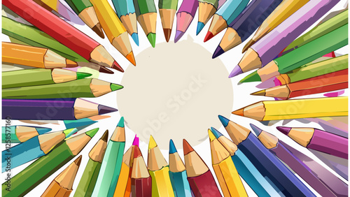 色鉛筆のイラスト