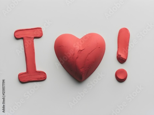 heart with letter 