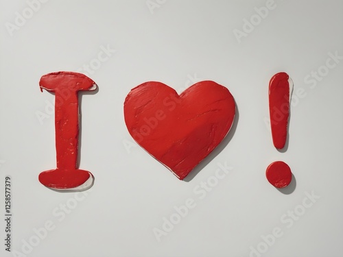 heart with letter 
