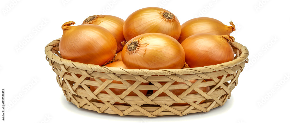 Basket is made of woven straw and has a light brown color Basket is made of woven straw and has a light brown color