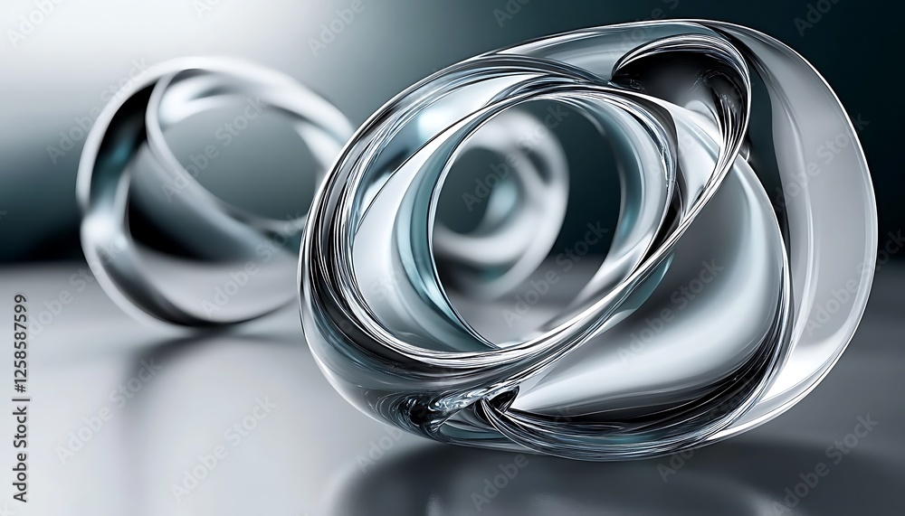 3D render abstract dimond color glass object overlapping circles modern design
3D render abstract dimond color glass object overlapping circles modern design