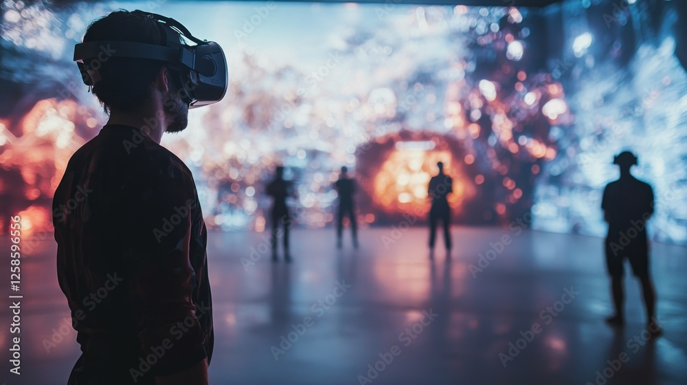 Immersive Virtual Reality Experience: A Man Explores a Digital World Immersive Virtual Reality Experience: A Man Explores a Digital World